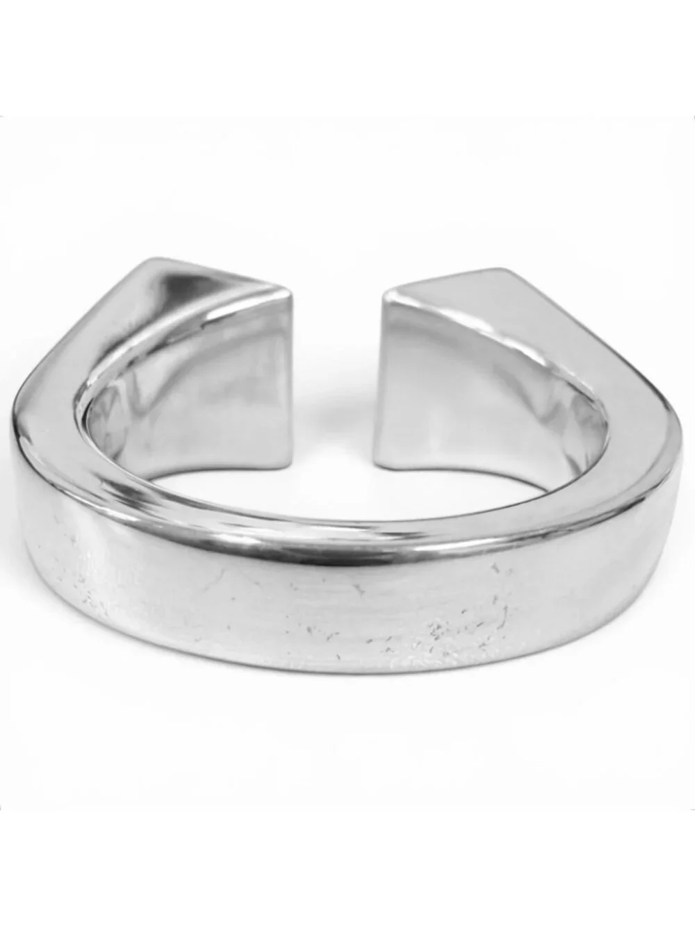 Hermes Clous de Forges Ring Silver